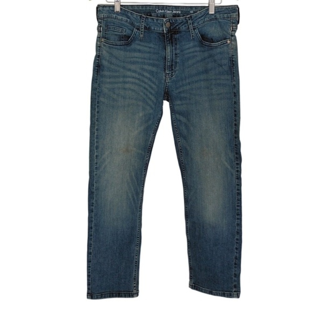 Calvin Klein Jeans Slim Boyfriend Mid Wash Denim Women's Size 10 W30x29 - Picture 7 of 9